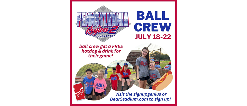 Sign up for Region 2 Tournament Ball Crew!