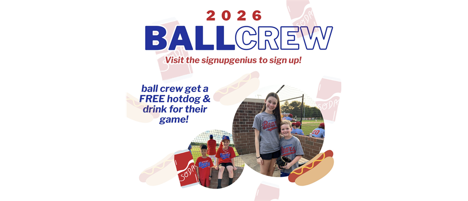 Sign up to help with our Ball Crew this Summer!