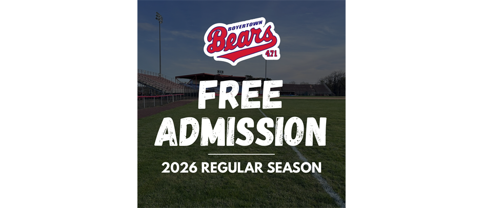 Free admission to regular season home games this year!